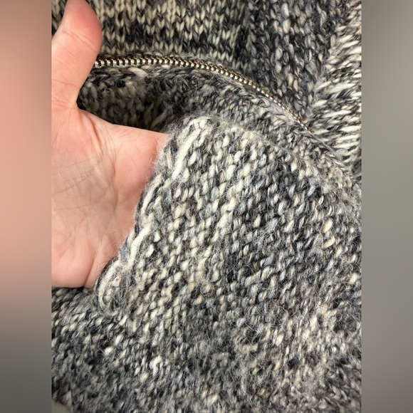 Wilfred Alpaca Women’s Wool Chunky Knit Zip Cardigan Gray Size S - Picture 11 of 17